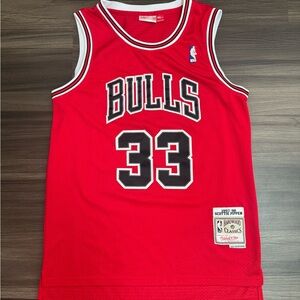Mitchell & Ness Chicago Bulls Scottie Pippen 1997-98 NBA Swingman Jersey Sz 48 L